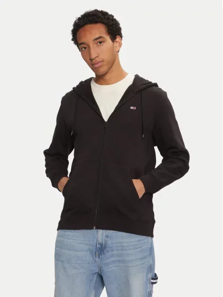 Tommy Jeans Gornji dio trenirke crna