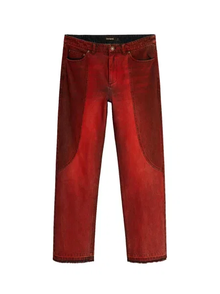Desigual Jeans / roşu închis roșu