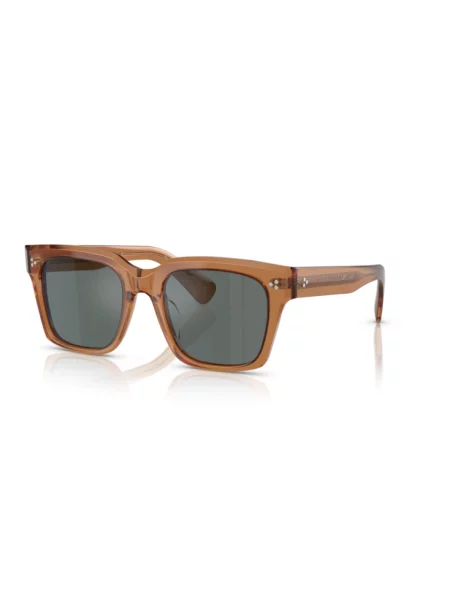 Okulary przeciwsłoneczne Oliver Peoples brązowe
