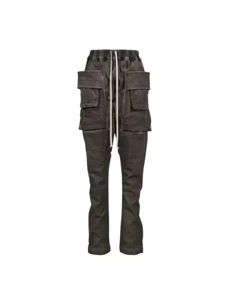 Spodnie Rick Owens brązowe