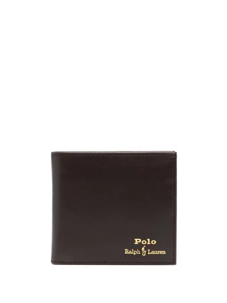 Разтягам поло тениска Polo Ralph Lauren с автограф с десен рибена кост червено