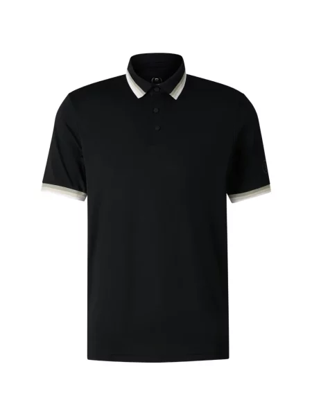 Koszulka polo Bogner w paski czarna