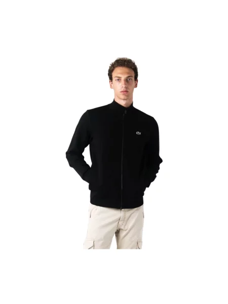 Lacoste Bluza Mężczyźni jednolity 3 czarny