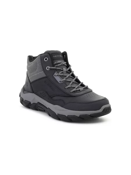 Členkové topánky Skechers sivá
