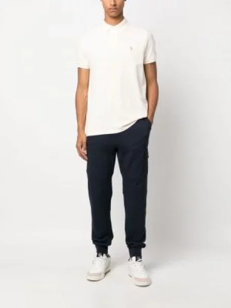 Tricou polo Polo Ralph Lauren cu model floral cu imagine evazat maro