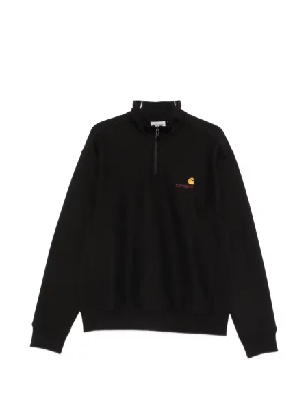 Pulover Carhartt Wip cu broderie negru
