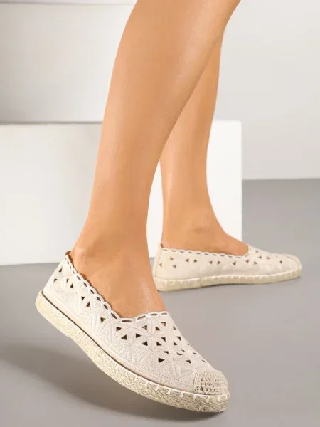 Espadrile Arivoni bej