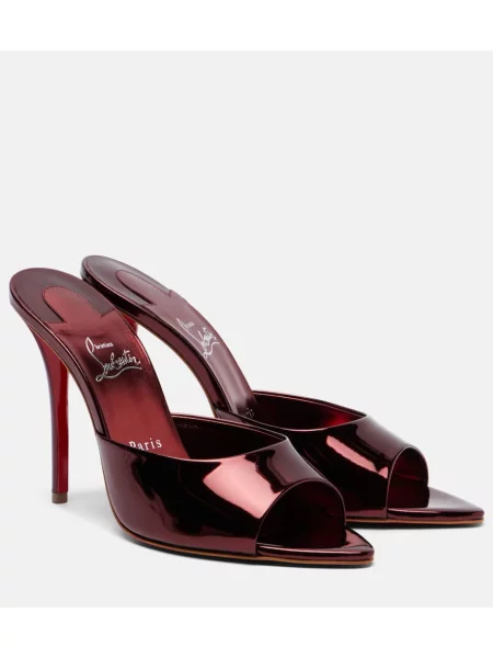 Sandale Christian Louboutin din piele maro