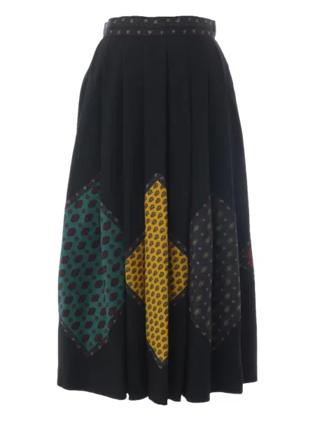 Fustă midi Souleiado până la genunchi negru