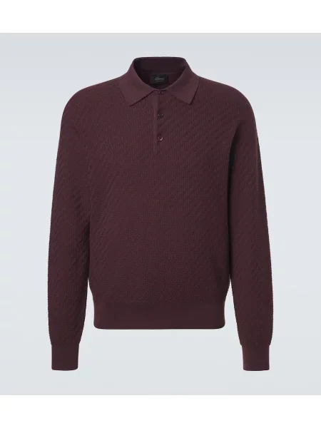 Tricou polo Brioni de mătase