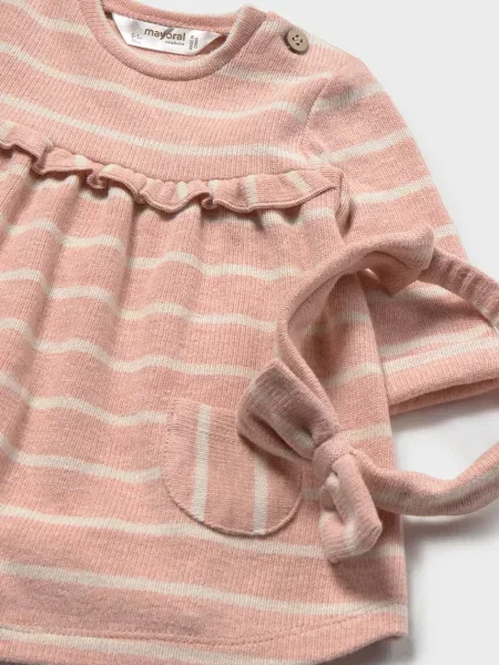 Mayoral Newborn розкльошена сукня з бавовною