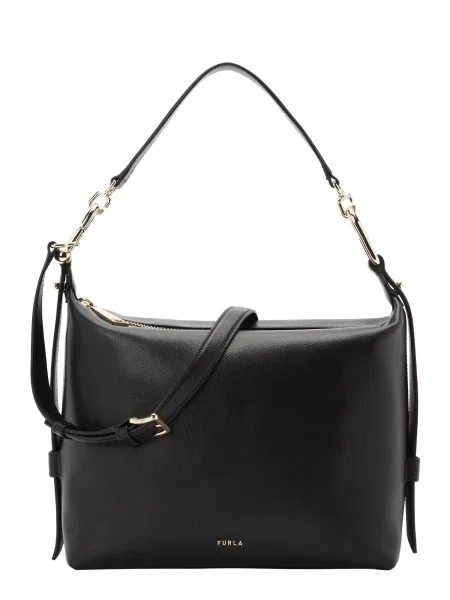 Geanta de piele Furla negru