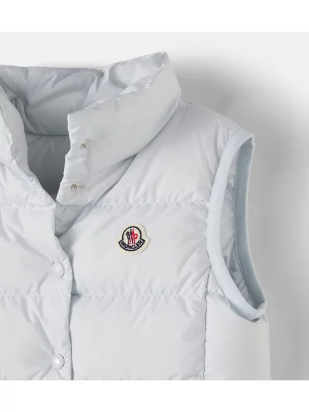 Gyerek pehelymellény Moncler Enfant kék