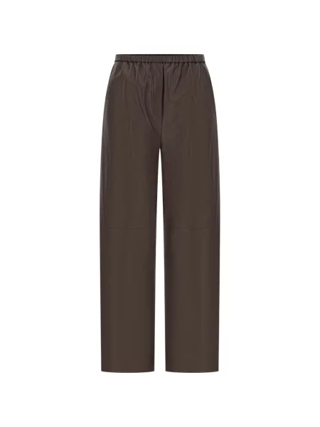 Pantaloni Antonelli din piele maro
