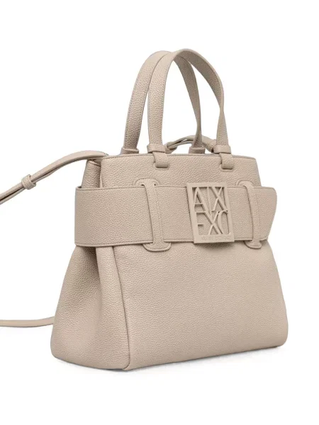 Geantă shopper Armani Exchange cu autograf