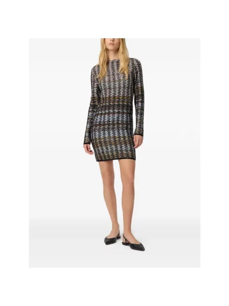 Długa sukienka maxi Missoni różowa