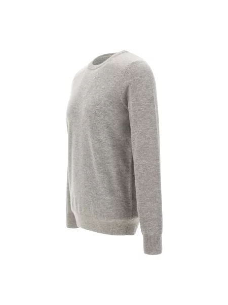 Sweter Kangra wełniany szary