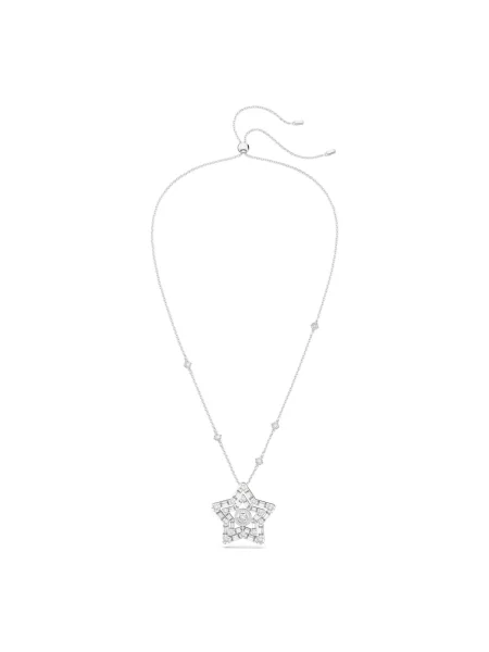 Naszyjnik Swarovski szary
