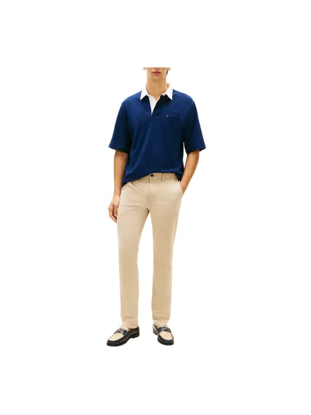 Nohavice Tommy Hilfiger béžová