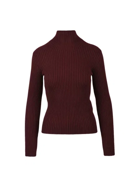 Sweter Max Mara wełniany czerwony