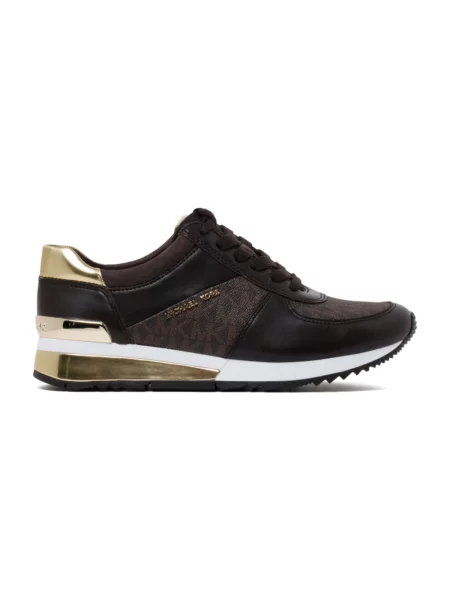 Sneakersy Michael Kors skórzane brązowe
