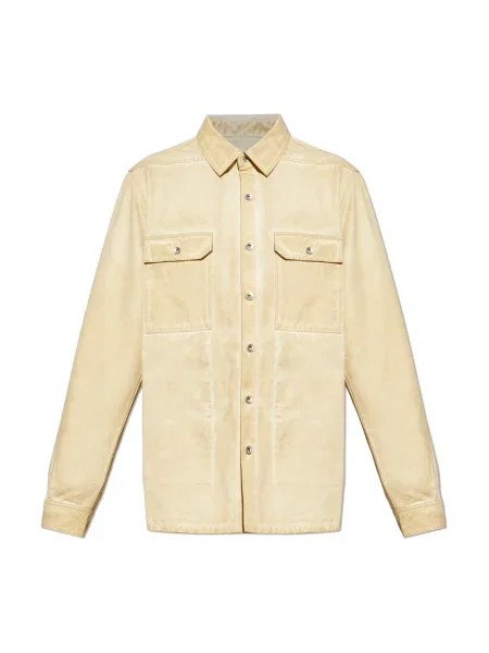 Koszula Rick Owens beżowa