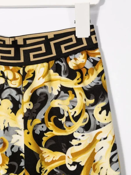 Spodnie dziecięce Versace czarne
