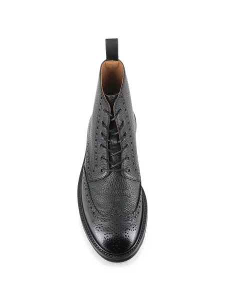Brogues Henderson Baracco din piele negru
