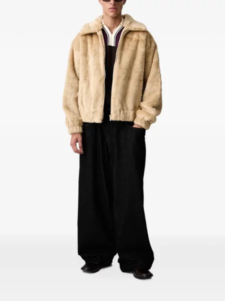 Prugasta majica Fred Perry smeđa