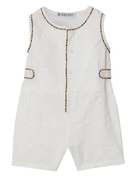 Кариран пуловер Ombre Clothing бяло