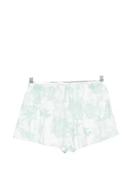 Pantaloni scurți Mc2 Saint Barth alb
