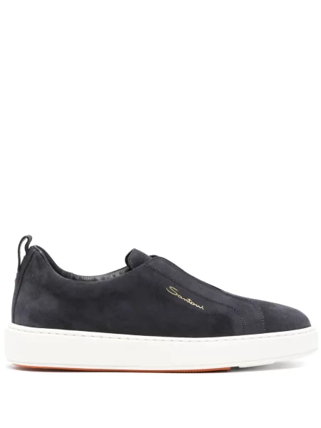 Sneakerși Santoni albastru