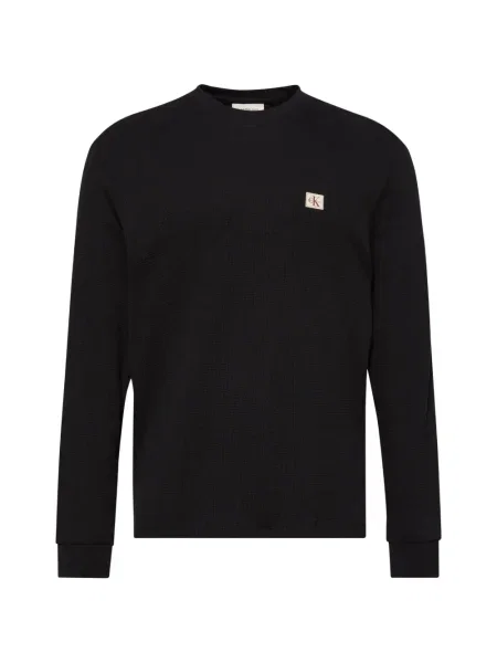 Tricou Calvin Klein Jeans cu autograf maro