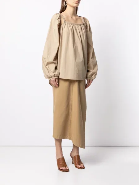 Bluzka Goen.j brązowa