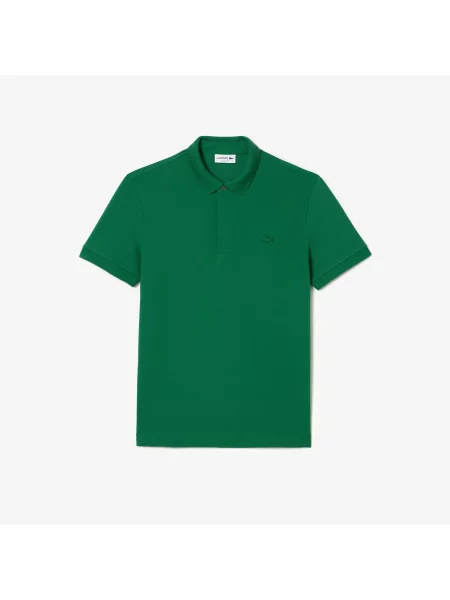 Lacoste Koszulka Polo Smart Paris Z Elastycznej Bawełny zielona