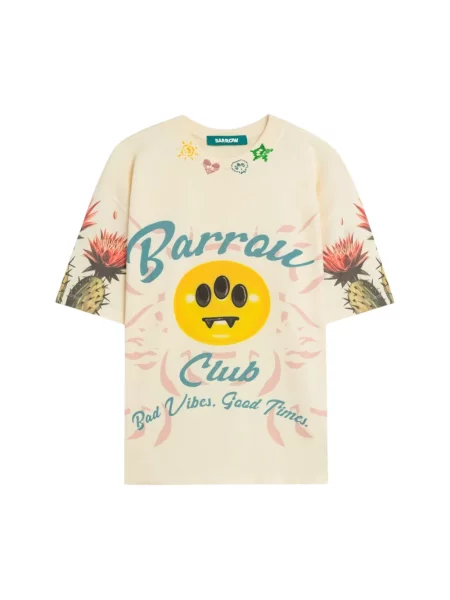 BARROW Koszulki Mężczyzna Wielobarwność XL Jersey T-Shirt beżowa