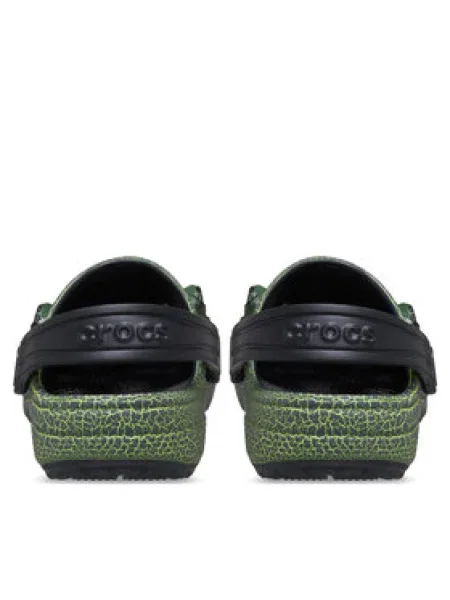 Papucs Crocs Classic IAM Scary Dino Clog T fekete