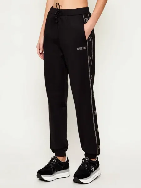 GUESS Pantaloni auriu negru