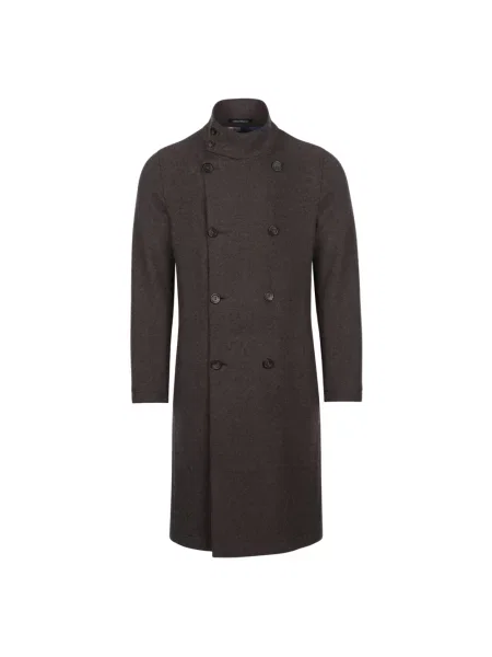 Płaszcz Emporio Armani brązowy