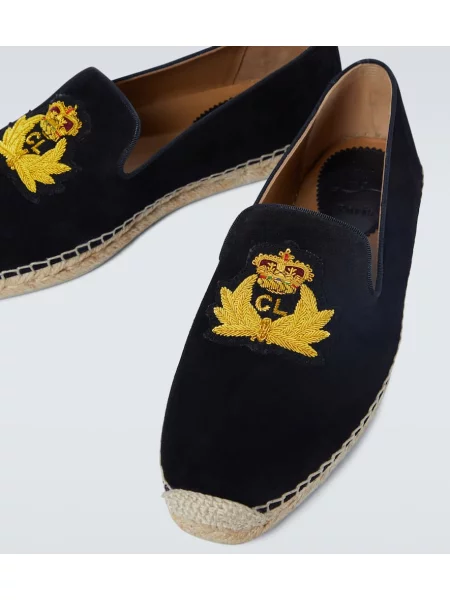 Espadrilles Christian Louboutin fekete