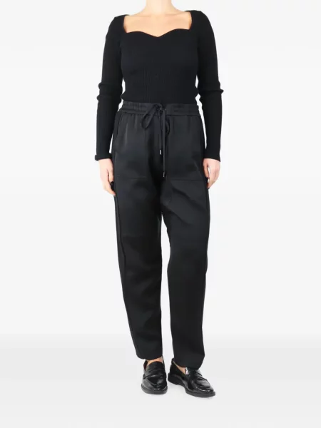 Pantaloni Me+em alergare cu cordon negru