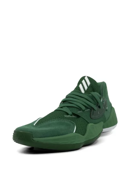 Top Adidas alergare cu decolteu în V alb