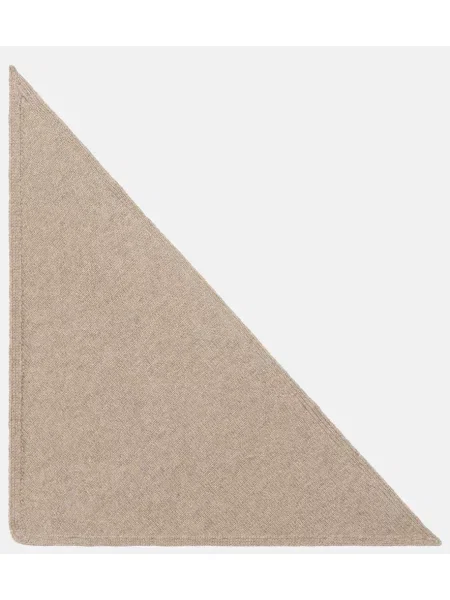 Fular The Row din cașmir bej