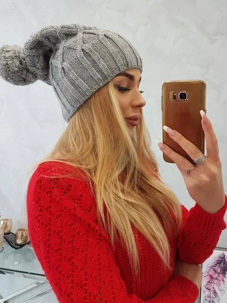 Șapcă Kesi din fleece gri