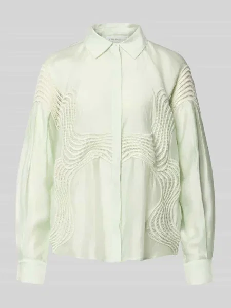 Bluzka o kroju regular fit z ukrytą listwą guzikową model MOLLY' Copenhagen Muse