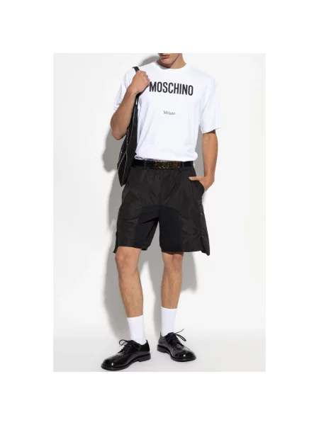 Koszulka Moschino z logo biała