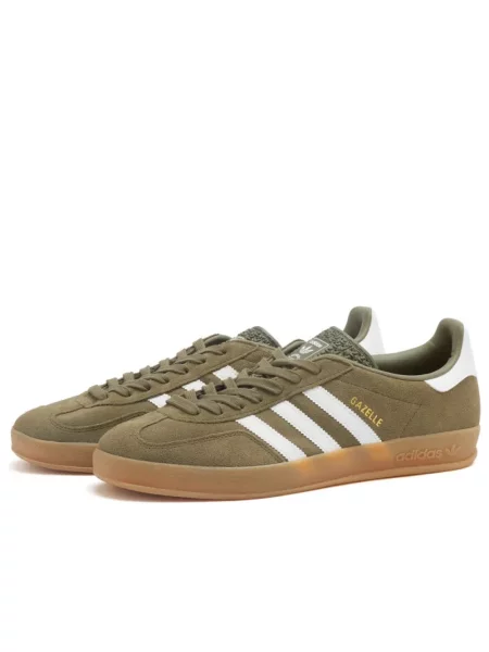 Sneakersy Adidas Originals skórzane zielone