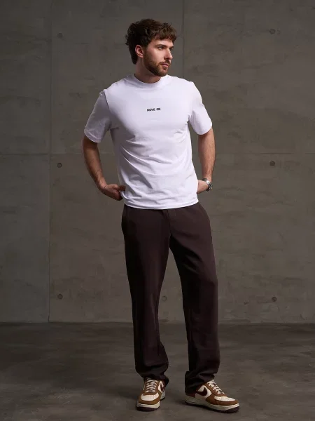 Спортивні штани ISSA Plus темно-коричневий коричневі