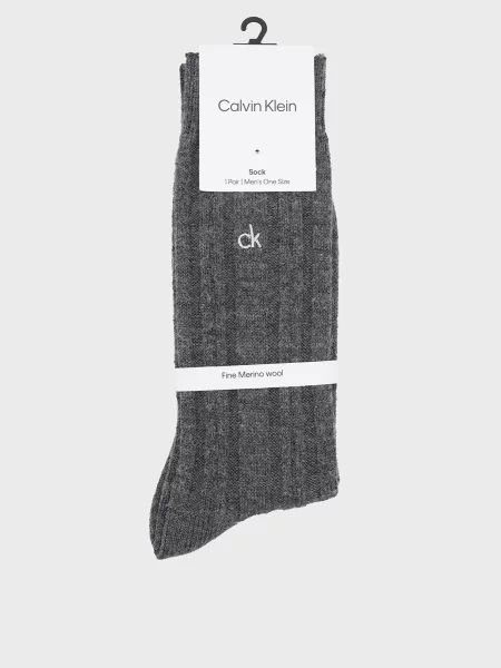 Шкарпетки Calvin Klein сірі