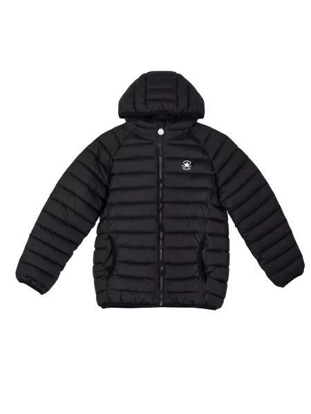 Gyerek kabát Converse fekete